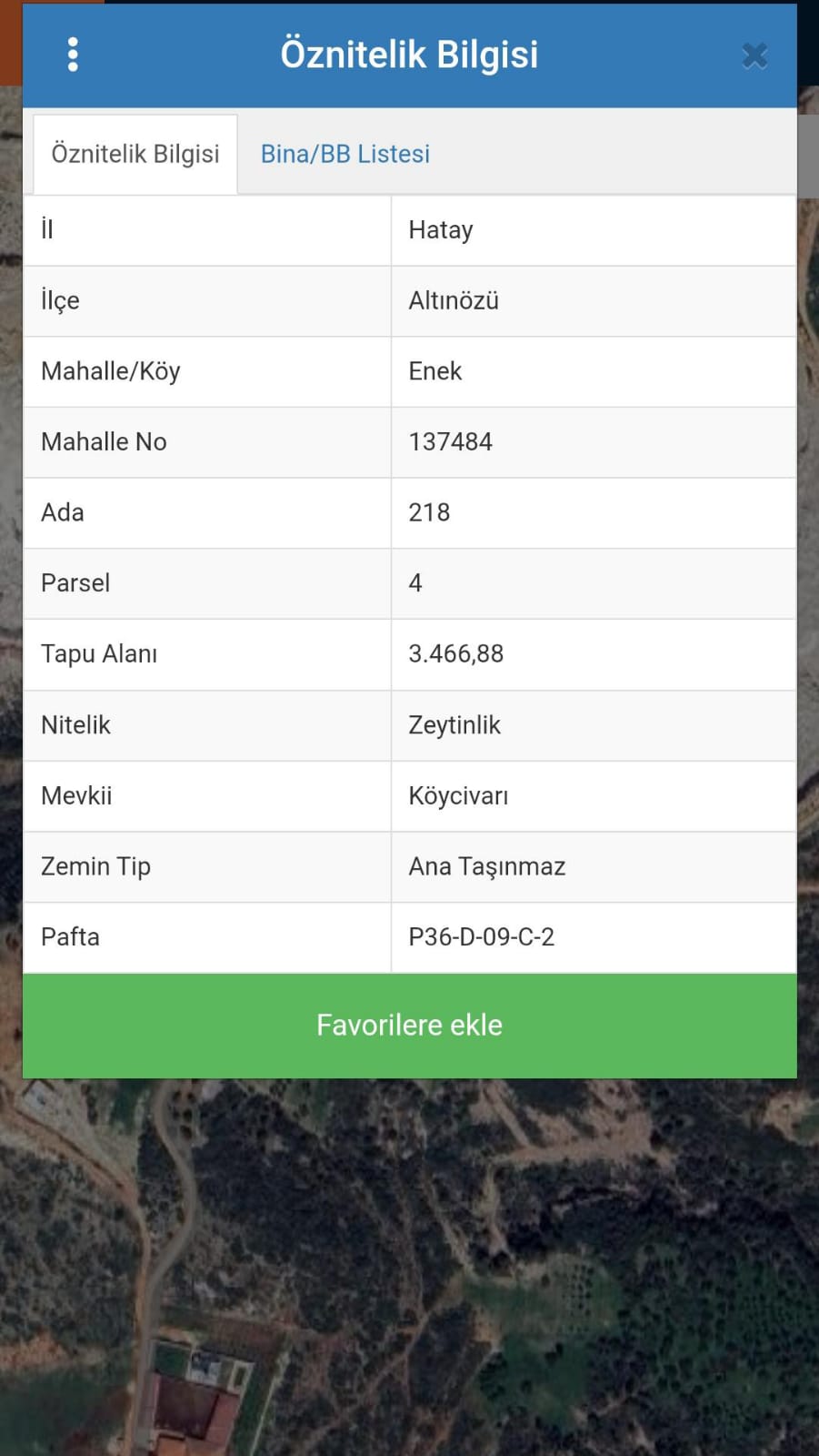 SATILIK ARSA 5.300 M² Hatay / Altınözü / Enek Mh.